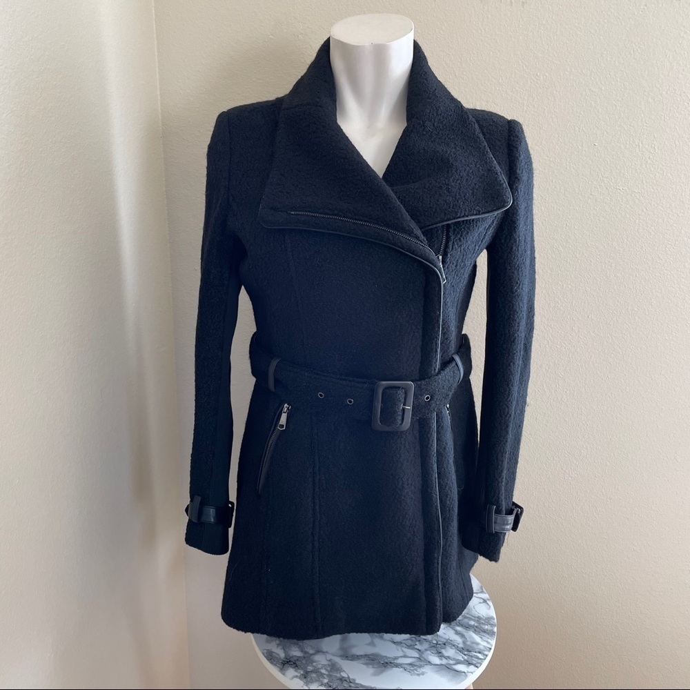 Steve Madden Black Trench Coat